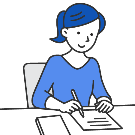 奨学金返済支援補助金Illust